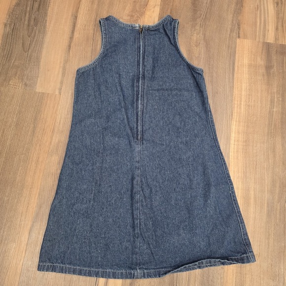 Girls Denim Jean Dress Jumper Skirt Lot Mixed Vintage To Modern Size 3T - 6X - Picture 8 of 16